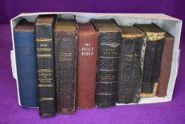 A selection of prayer books and pocket sized bibles