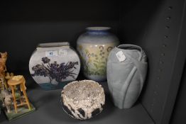 A selection of studio pottery including Artis Orbis Vincent vase, Jenny Bell and similar