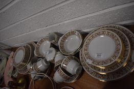 A selection of tea cups saucers and cake plates by Melville Sri Lanka