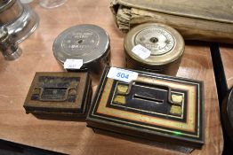 Two money box coin banks including Yorkshire and Midland bank