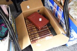 A set of library volumes by Charles Dickens