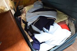 A selection of vintage cloathes including Fred Perry tracksuit
