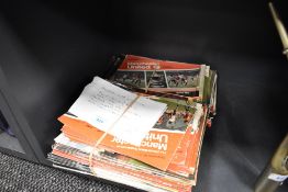 A selection of Manchester United programmes years 1977 up to 1990