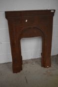 A Victorian cast iron fireplace, approx width 65 x 92cm