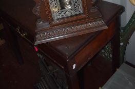 A 19th Century mahogany fold over tea table, width approx. 92cm
