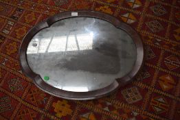 A 19th Century mahogany framed wall mirror, width approx. 72cm