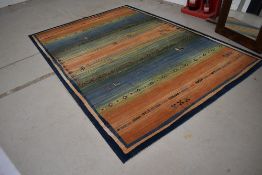 A modern rug, Santa Fe pattern, approx 290 x 200cm