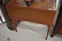 An early 20th Century Regency revival bleached mahogany pembroke table