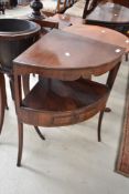A 19th Century Regency style corner washstand