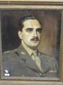 An oil painting, Wilfred Higgins, portrait study, Charles Nickel, signed and dated 1950, 50 x