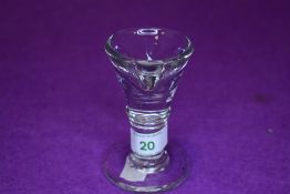 A Victorian ice cream glass penny lick