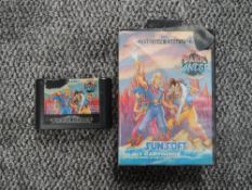 A 1996 Sun Soft Sega Mega Drive 16 Bit Game Cartridge, The Pirates of Dark Water, in case, missing