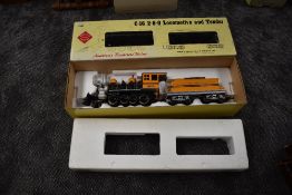 An Aristo Craft Trains Gauge 1 C16 2-8-0 Denver & Rio Grande Western Loco & Tender 268, in