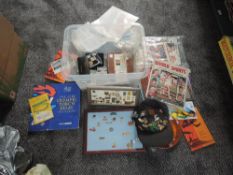 A collection of Olympic and Commonwealth Games Memorabilia including various Pins, Hats, Stamps,