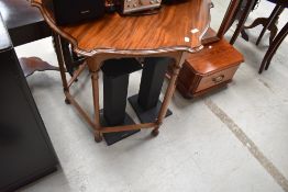 A 19th Century mahogany occasional table having shaped top