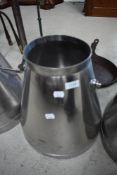 An aluminium cream churn