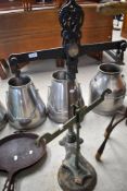 Two antique balance scales including Patent Agate Scale