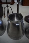 An aluminium cream churn