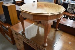 A dodecagonal coffee table , diameter approx. 59cm