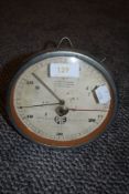 A vintage clock work Pye stop clock or similar.