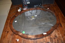 A 19th Century mahogany framed wall mirror, width approx. 72cm