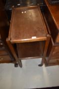 An early 20th Century oak and ply tea trolley