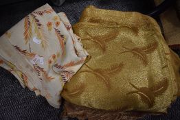 A collection of vintage curtains.