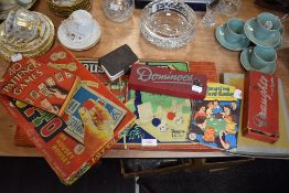 A selection of early 20th century childrens board and similar games