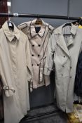 Three ladies over coats or jackets