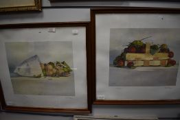 Two signed and limited run prints after I Parker depicting still life scenes