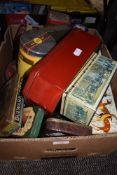 A selection of collectable advertising tins and boxes