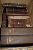 A selection of hard back library books including Science for all and The Endowments of Man