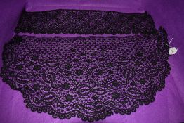 A selection of intricate Victorian collars or fichu including tatting and similar