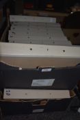 A large collection of crown green bowling score cards of nation wide interest approx 20 folders