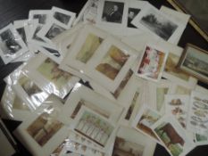 A selection of C19th engravings, various, approx 100