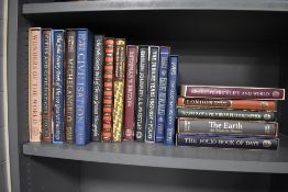 Folio Society. Large format selection all in slip cases. Mainly art and world history. VG condition.