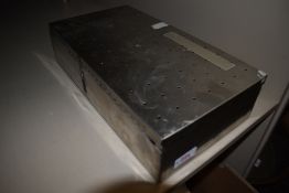 A local interest medical instrument stainless steel case or box from Victoria Hospital Blackpool