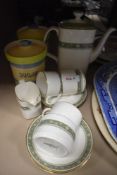 A part coffee service by Royal Doulton in the Rondelay