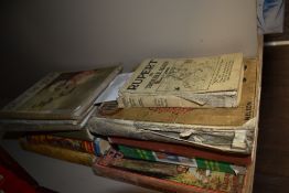 A selection of childrens literature including Rupert bear interest