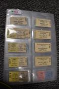A collection of vintage Rail Ticks including Manx Northern, Keighley & Worth Valley, Ravenglass,