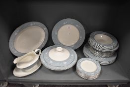 A part dinner service by Royal Doulton in the Reflection design