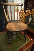 A 19TH Century stained frame child's chair
