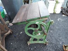 A vintage mangle