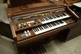 A vintage Yamaha electric organ