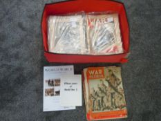 A large collection of The War Illustrated, volume 1 - volume 10, not complete along with War