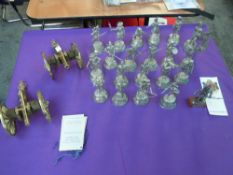 A collection of twenty Buckingham, BPC and similar Pewter Military figures on stands along with a