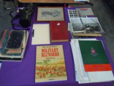 A collection of Military Ephemera including Medal and Badge reference books and pamphlets, hand