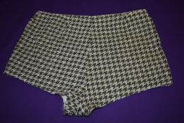 A pair of vintage hot pants having back metal zip, smaller size,around 1960s.