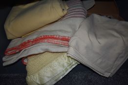 Two Woods or Harrogate cellular blankets, an