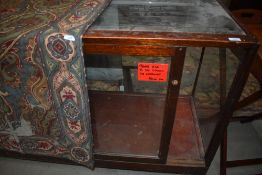 A large vintage glazed shop counter